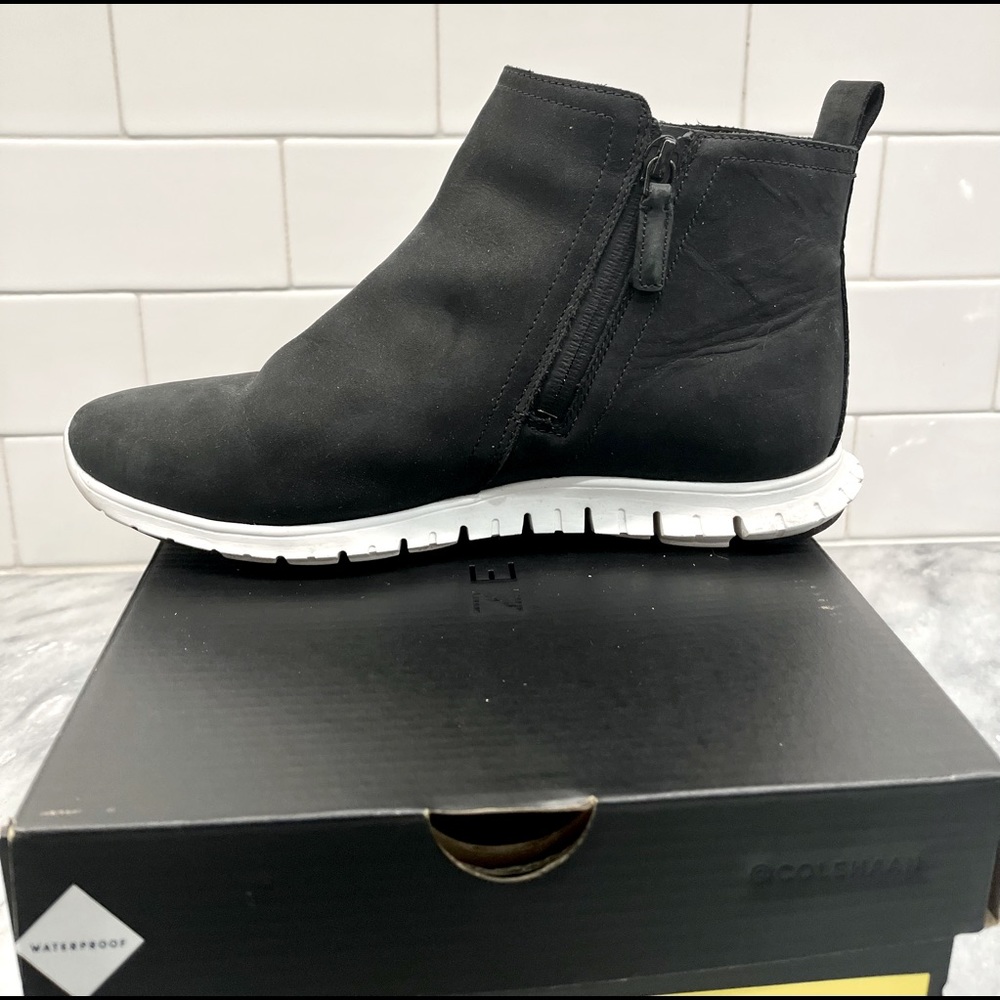 Cole Haan Zerogrand Black Waterproof Bootie